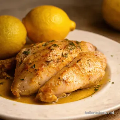 Lemon Herb Chicken Healthy Dinner Ideas For Weight Loss Recipe Card