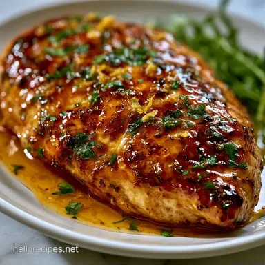Lemon Herb Chicken for 4 Servings Recipe Card