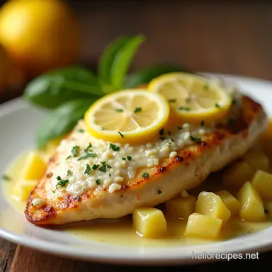 Lemon Pecorino Chicken My Creamy Lemon Secret Recipe Card