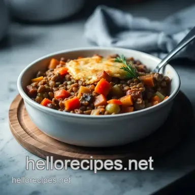 Lentil Shepherd's Pie: A Hearty Family Favourite Recipe Card