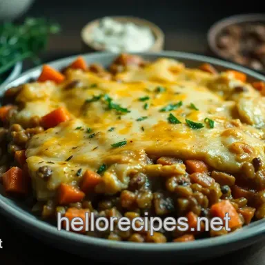 Lentil Shepherd's Pie: A Hearty Family Favourite Recipe Card