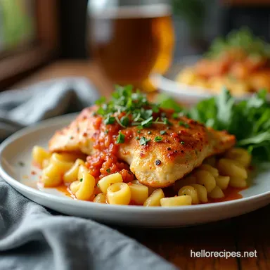 LOADED POTATO RANCH CHICKEN CASSEROLE Easy Family Dinner Recipe Card