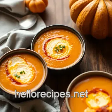 Cozy Up with My Spicy Pumpkin Soup and Grilled Cheese Duo Recipe Card