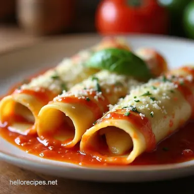 Three Cheese Manicotti My Easy Cheesy Family Favorite Recipe Card