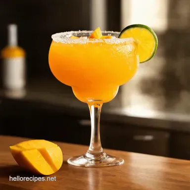 Mango Tango Margarita: My Sunshine in a Glass Recipe Recipe Card