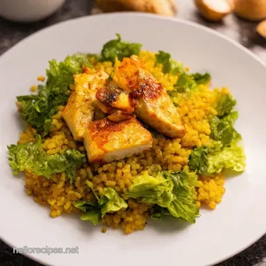 Mediterranean Couscous Salad Halloumi Heaven Recipe Card