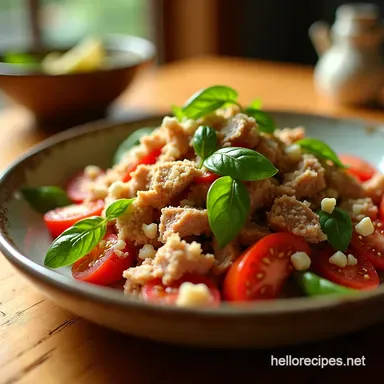 Mediterranean Tuna Salad A Taste of the Sun Recipe Card