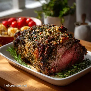 25 Christmas Dinner Recipe: Perfect Medium-Rare Roast Recipe Card