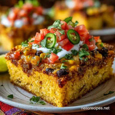 Mexican Cornbread i in 60 Minutes: A Golden Crispy Baked Dinner