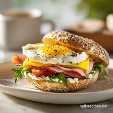 Microwave Prep Breakfast Sandwiches for 6 Servings