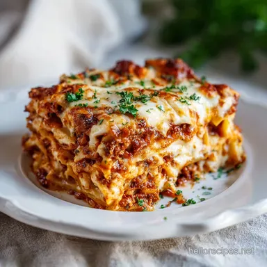 Million Dollar Spaghetti Bake for 10 Servings