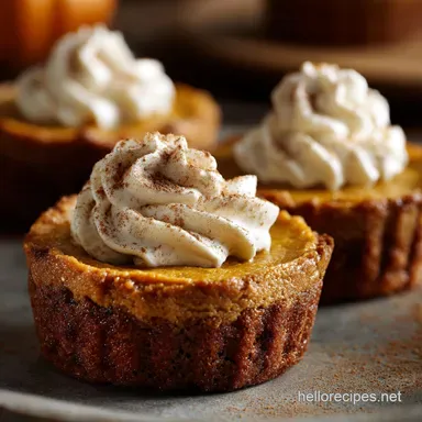 Mini Pumpkin Pies: Creamy, Spiced Muffin Tin Dessert Recipe