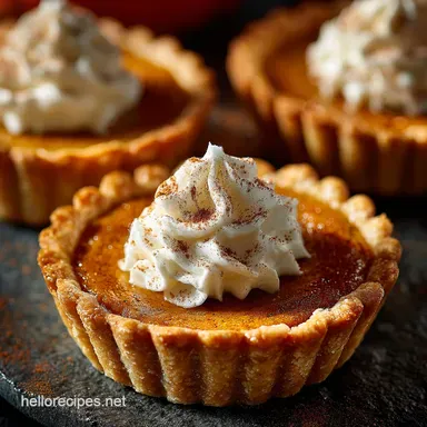 Mini Pumpkin Pies Easy Recipe for Perfectly Spiced Mini Desserts Recipe Card