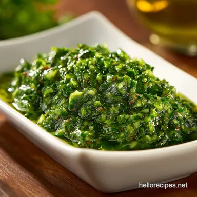 Mint Chimichurri in 25 Minutes Recipe Card