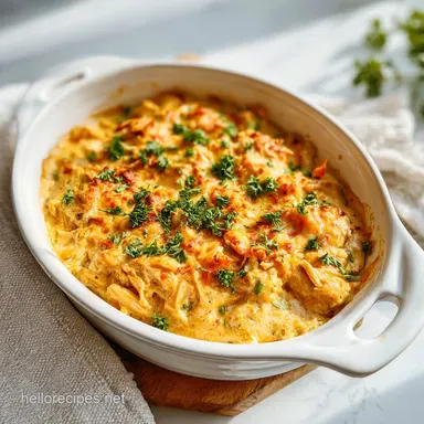 Mississippi Chicken Casserole Recipe in 50 Minutes Recipe Card