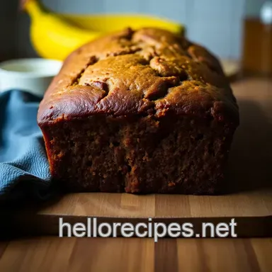 Moist & Easy Banana Bread Recipe with 2 Bananas – A Family Favourite Recipe Card
