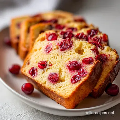 Cranberry Quick Bread with Greek Yogurt: Tender and Baked