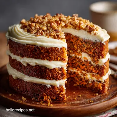 Gluten Free Carrot Cake: Ultra-Moist GBBO Ready Recipe Card