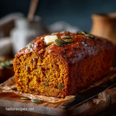 Pumpkin Bread Recipe Easy Moist and Perfectly Spiced Autumn Loaf Recipe Card