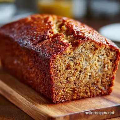 The Queens Own Banana Bread Perfectly Moist Spiced and Easy to Make Recipe Card