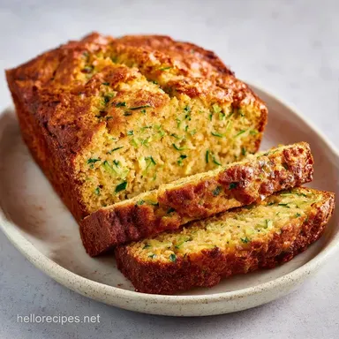 Moist Zucchini Bread with Sour Cream Recipe Card