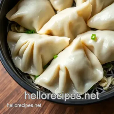 How to Make My Grandmother's Amazing Gyoza in a Gyoza Fryer Recipe Card