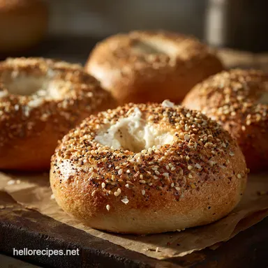 How to Make Bagels: New York Style at Home! Recipe Card