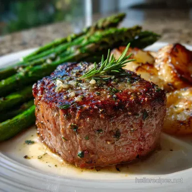New Years Eve Dinner Idea at Home That Feels Special: Steak Recipe Card