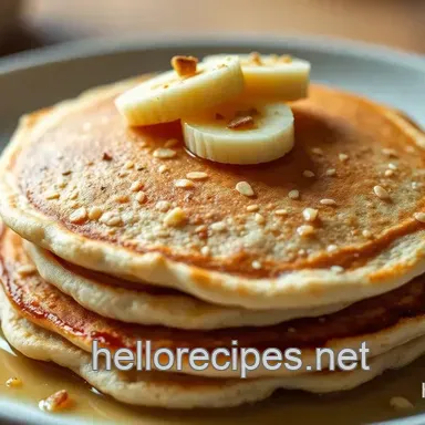 Fluffy Oat Flour Banana Pancakes: A Wholesome Breakfast Treat