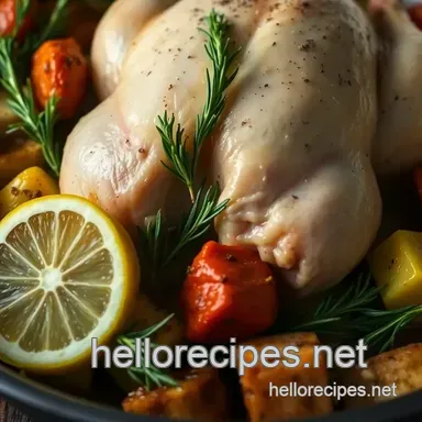 Easy Dinner Ideas: One-Pan Lemon Herb Chicken & Veggies Recipe Card