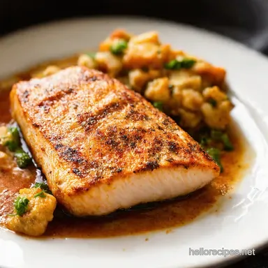 FlavorPacked One Pan Blackened Cod Ready in 35 Minutes Recipe Card