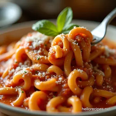 Easy One Pot Creamy Tomato Pasta Ready in 25 Minutes Recipe Card