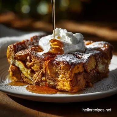 Pumpkin French Toast Casserole: The Easy Overnight Fall Brunch Bake