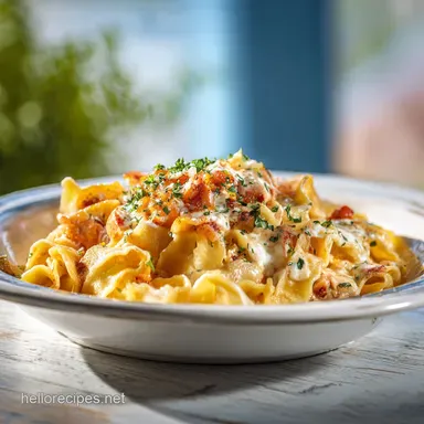 Pappadeaux Mardi Gras Pasta Copycat for 4 Servings Recipe Card