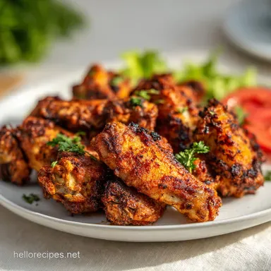 Pellet Grill Chicken Wings for 4 Servings: Ultra Crispy Result Recipe Card
