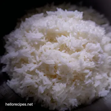 Fluffy Pressure Cooker Rice A Foolproof Guide Recipe Card