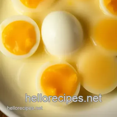 Perfectly Easy how to hard boil eggs: No Green Rings! Recipe Card