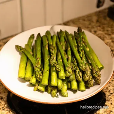 Perfect Asparagus How to Cook Asparagus On the Stove Easy Recipe Card