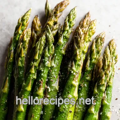 Perfectly Roasted: How to Prepare Asparagus Simply Recipe Card