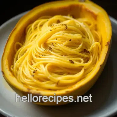 Easy & Flavorful Roasting a Spaghetti Squash: My Family's Favorite Method Recipe Card