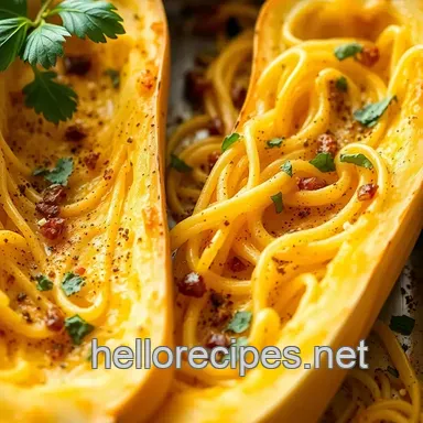 Spaghetti Squash in Oven: The BEST Roasted Recipe Recipe Card