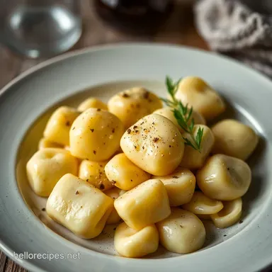 Pillowy Perfection: How to Make Gnocchi at Home (Easy!) Recipe Card