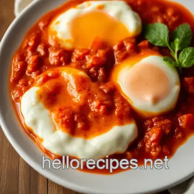 My Kitchen-Tested Way to Make Poached Eggs in Spicy Tomato Sauce Recipe Card