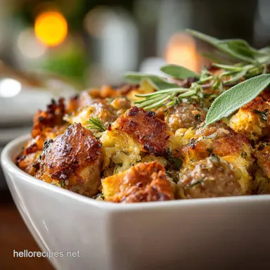 Thanksgiving Recipes: Proper Sausage Stuffing with Cider Sage