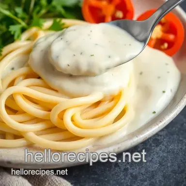 15-Minute Creamy Garlic Sauce: An Easy Delight for Any Dish Recipe Card