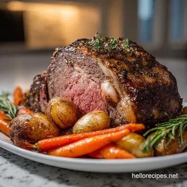 Prime Rib Roast Recipe: Oven Technique Recipe Card
