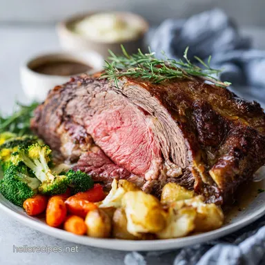 Prime Rib Roast Recipe: Oven Technique