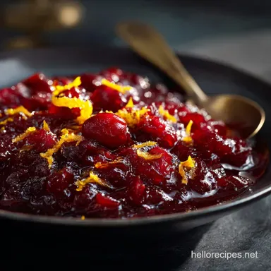 Cranberry Sauce Recipe: Best Homemade, Jammy, Easy with Orange Zest Recipe Card