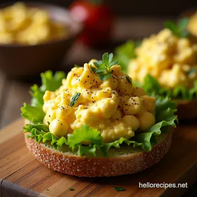 The Proper Ploughmans Egg Salad Creamy Tangy Recipe Recipe Card