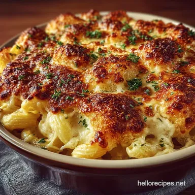 The Cheesiest Baked Mac and Cheese Recipe Ultimate Comfort Food Recipe Card